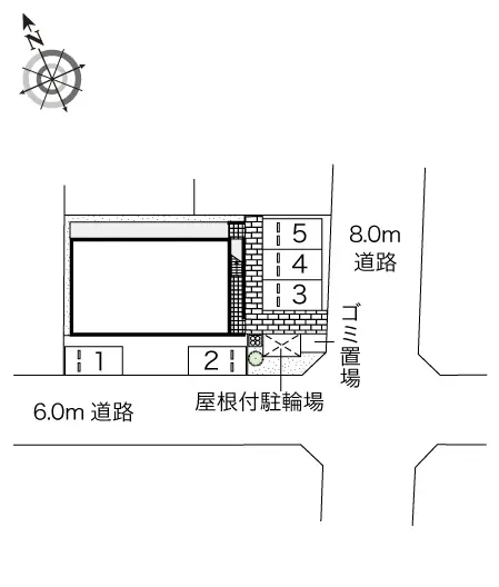 堺市堺区旭ケ丘北町 月極駐車場